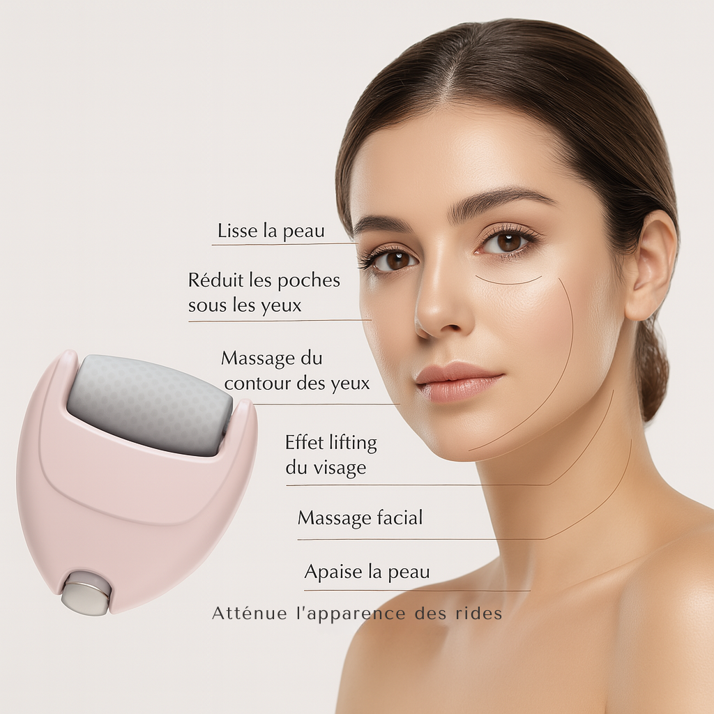 KIMEA CRYO GLOW™ — Sculpteur Décongestionnant Visage & Regard